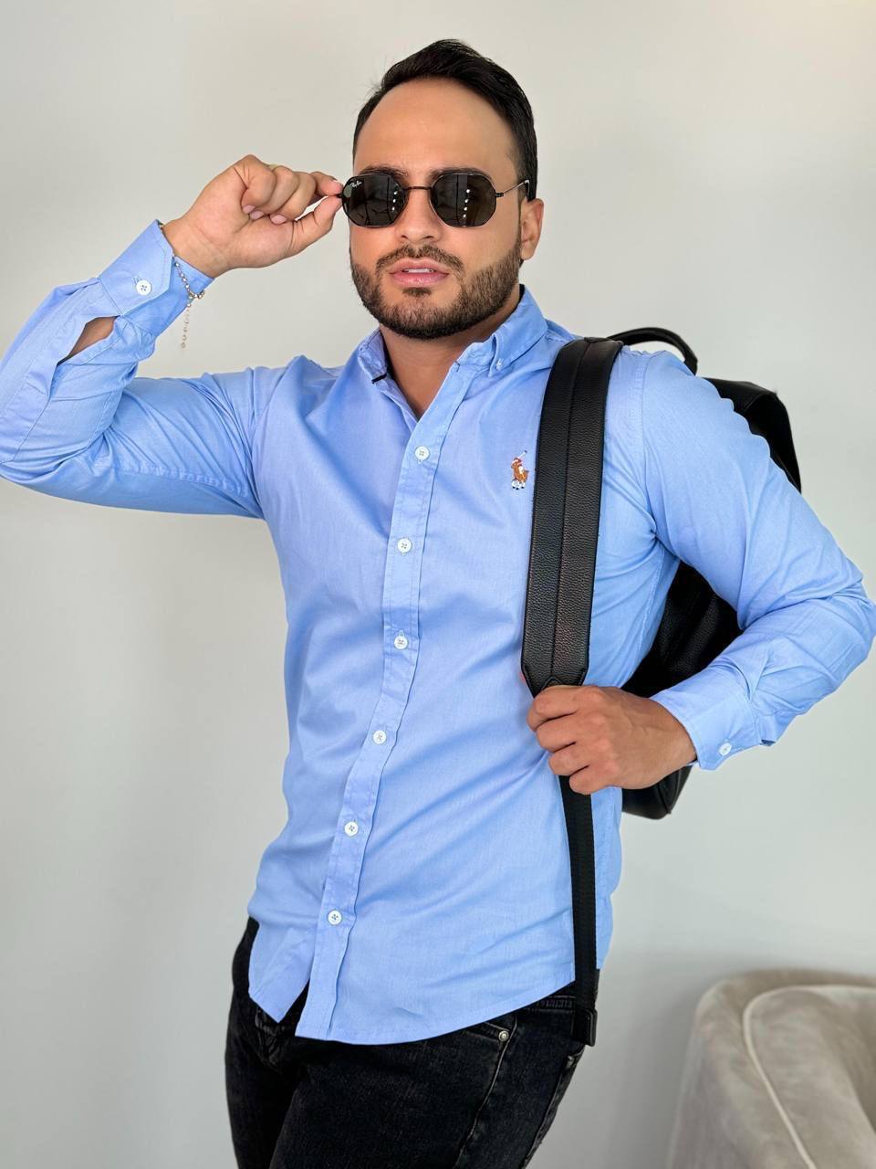 CAMISA CABALLERO MANGA LARGA