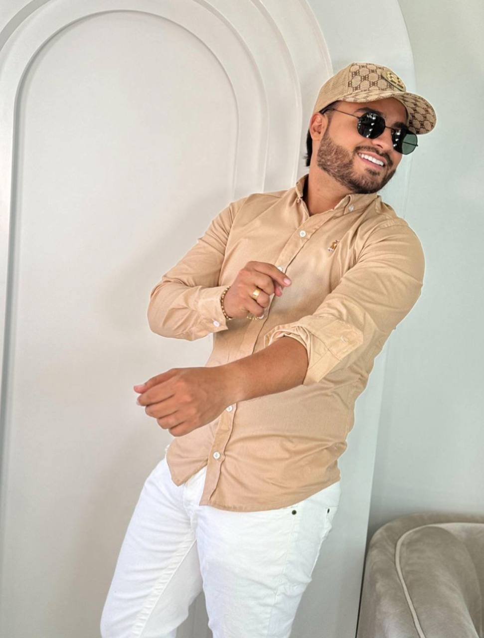 CAMISA CABALLERO MANGA LARGA