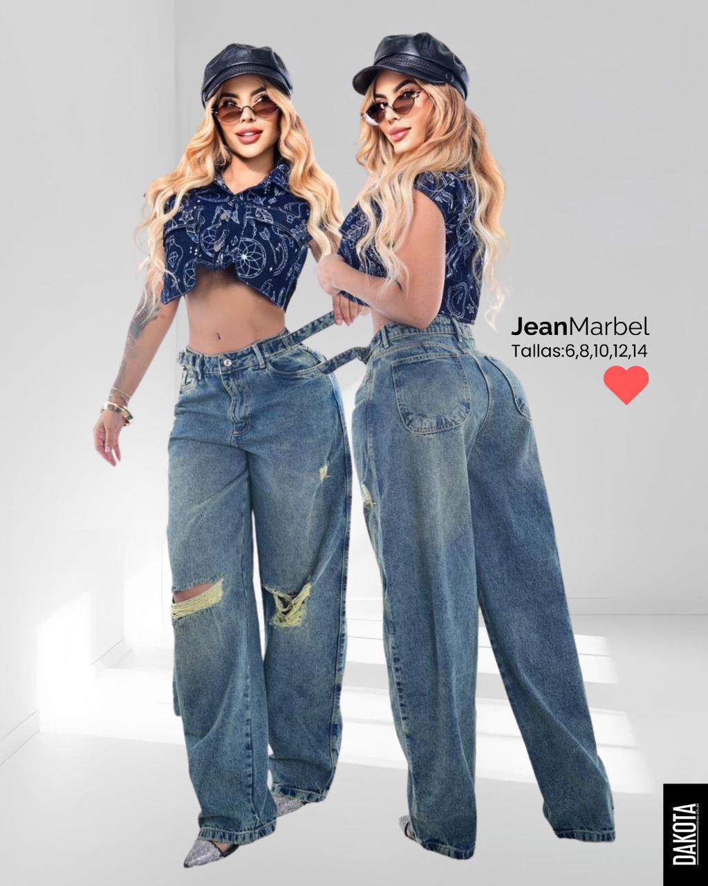 Jeans dama bota ancha